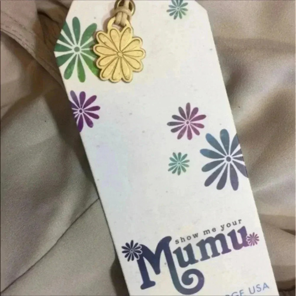 SHOW ME YOUR MUMU HEATHER CHIFFON HALTER DRESS GOWN - Picture 4 of 7